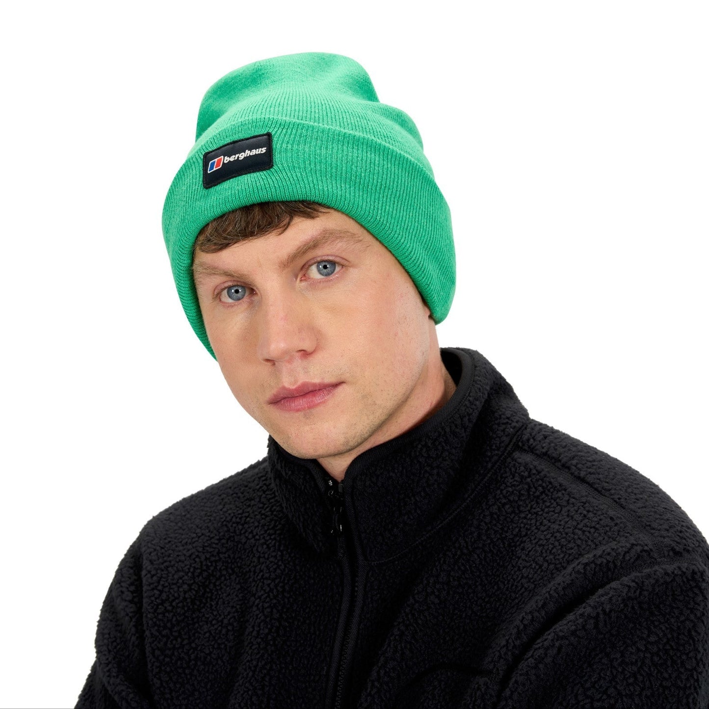 Berghaus Adults Logo Recognition Rolled Cuff Beanie Hat