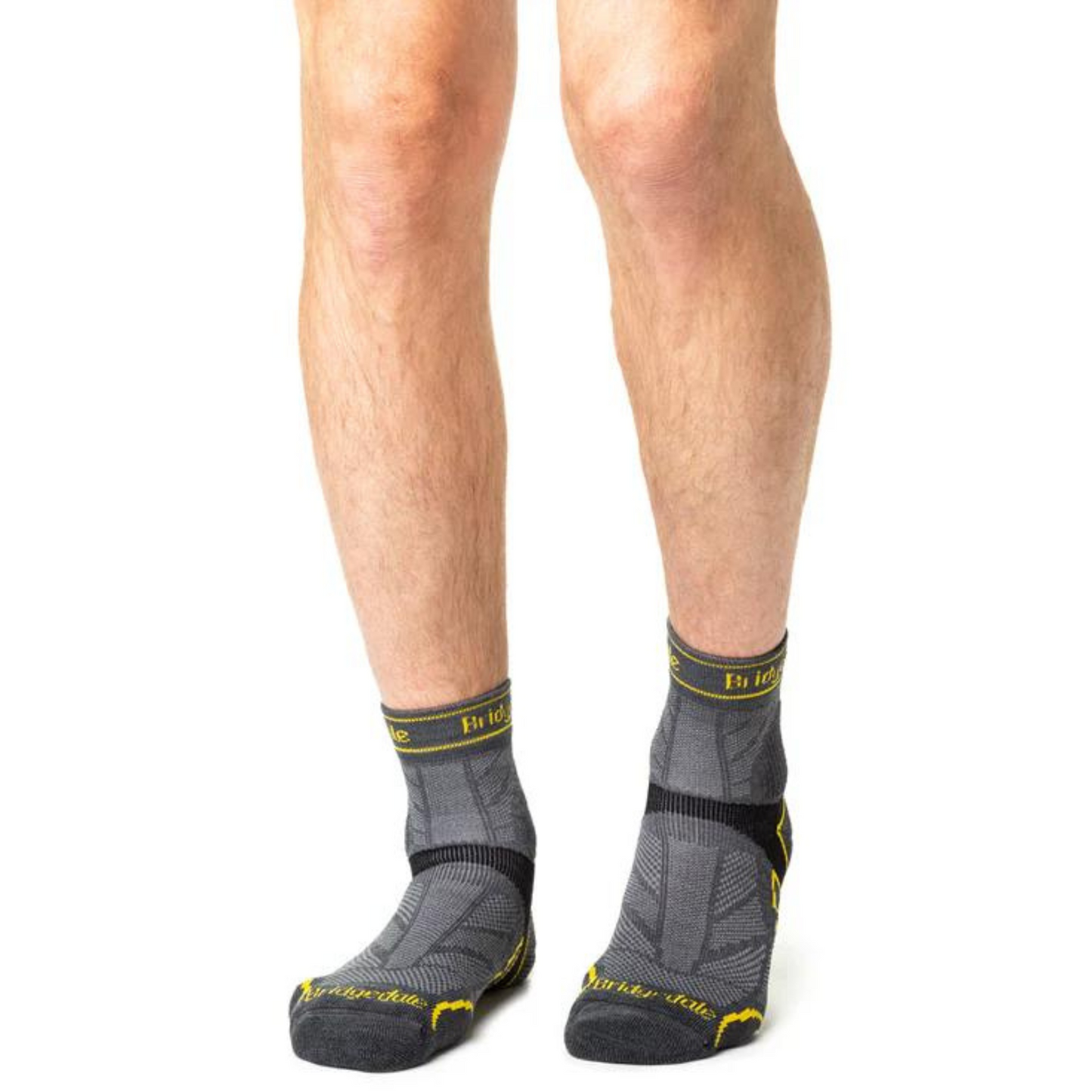 Bridgedale Mens Trail Run Lightweight T2 Merino Sport 3/4 Crew Socks