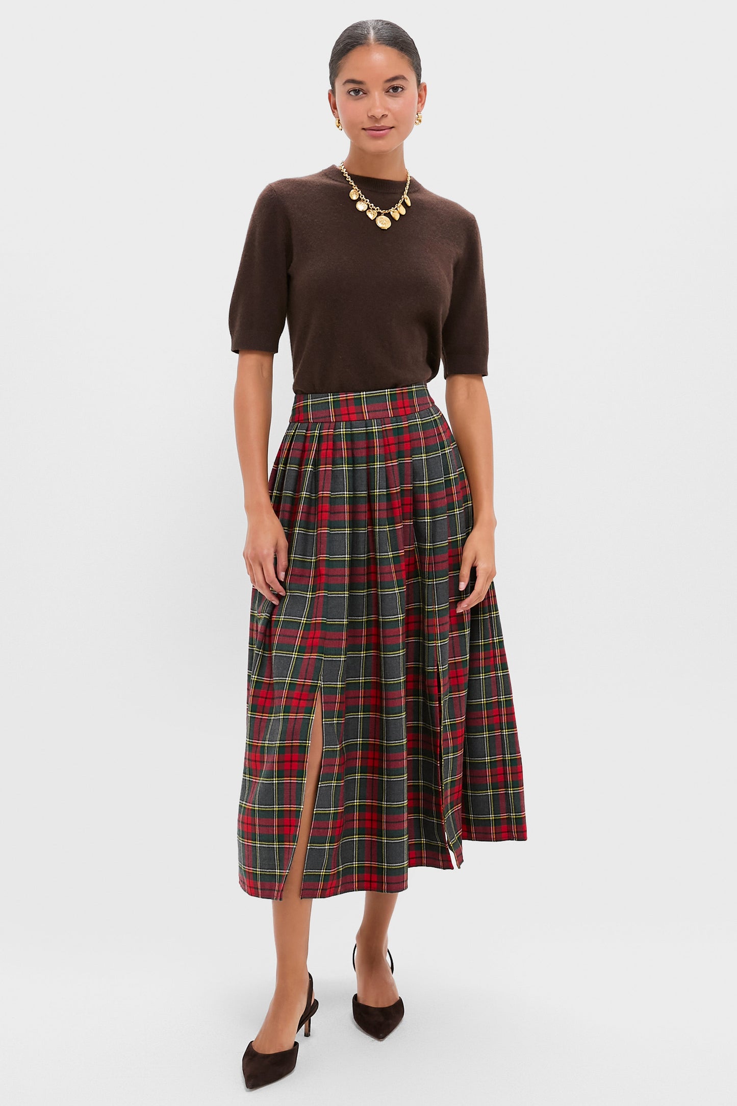 Bemelmans Plaid Dominic Skirt