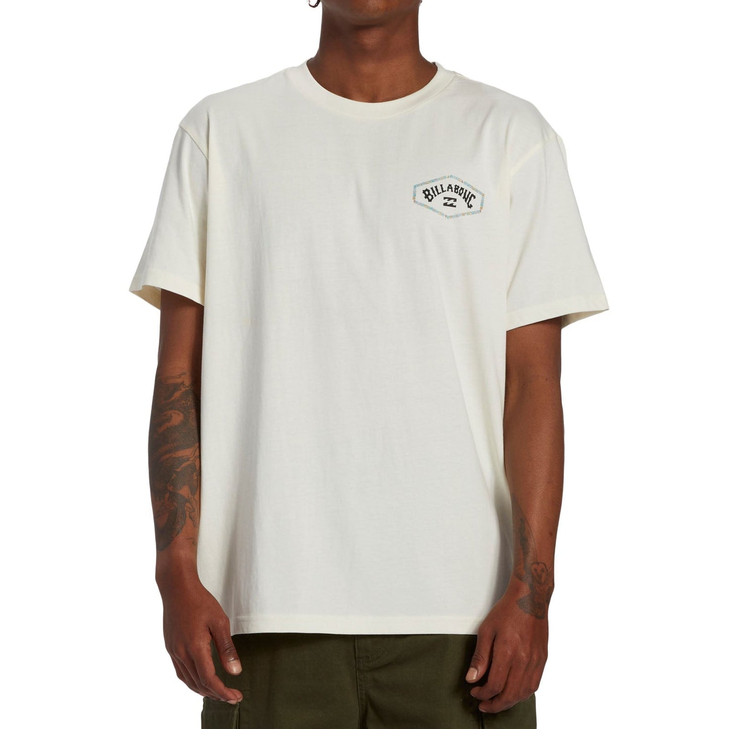 Billabong Mens Exit Arch Crew Neck Cotton T-Shirt