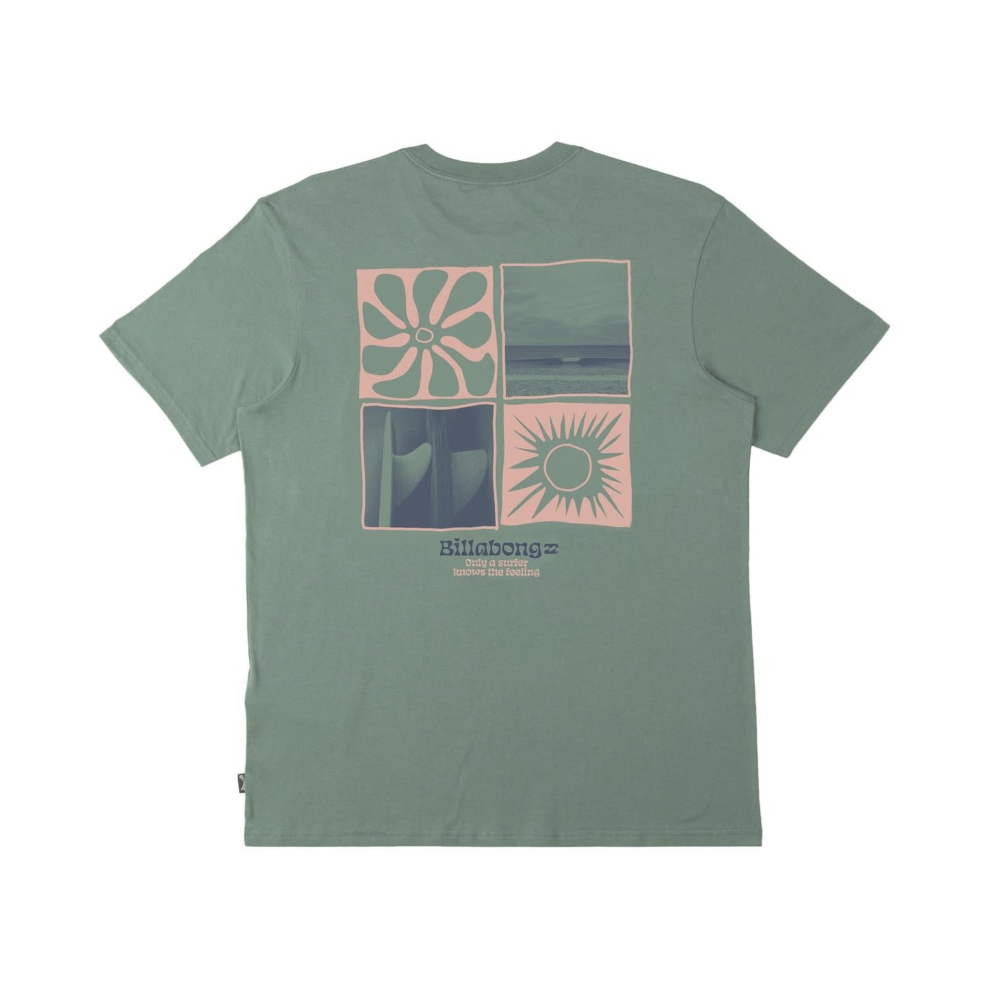 Billabong Mens Twin Fins Short Sleeve T-Shirt