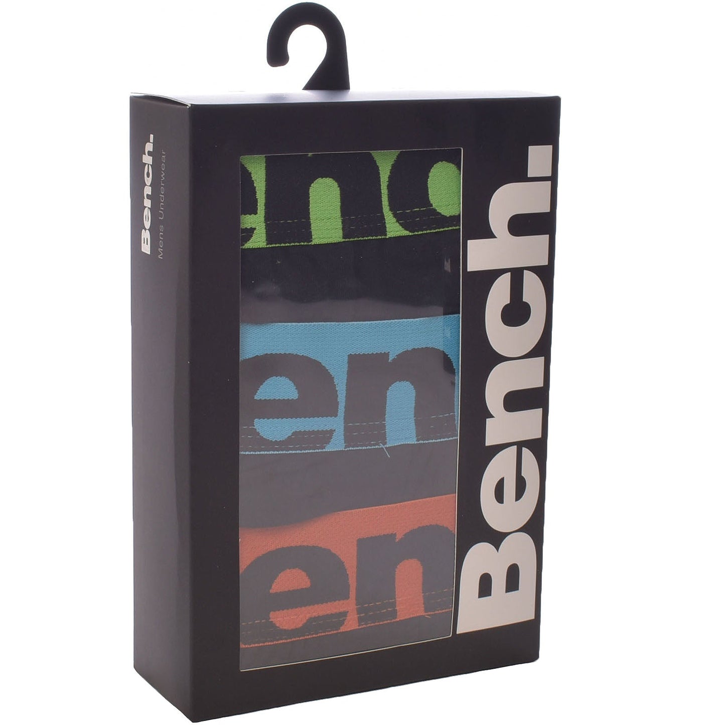 Bench Mens Action 3-Pack Logo Waistband Boxer Shorts - Assorted