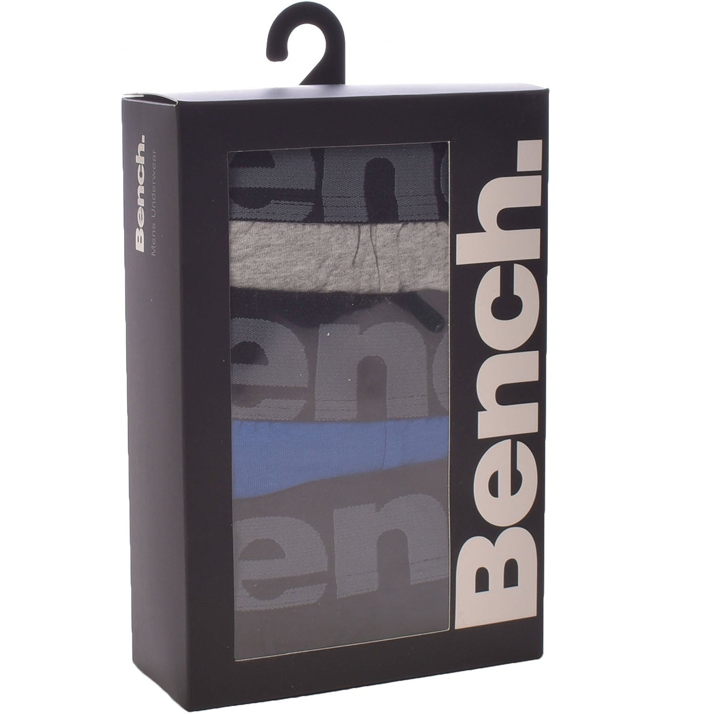 Bench Mens Hamlet 3-Pack Logo Waistband Boxer Shorts - Multi