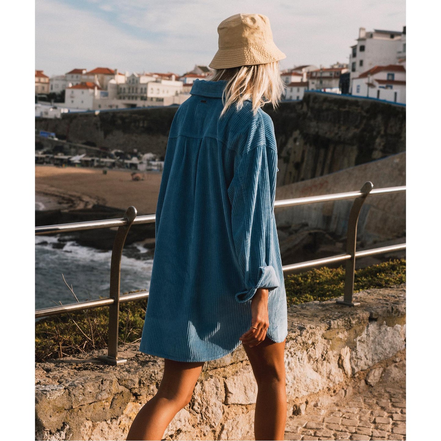 Billabong Womens Winter Ocean Corduroy Shirt Dress