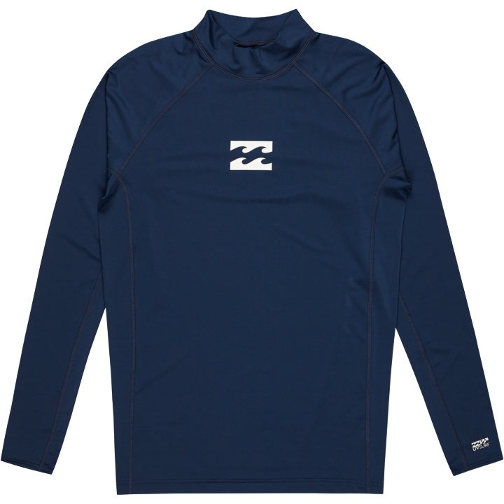 Billabong Mens Waves All Day Long Sleeve UPF 50 Rash Vest