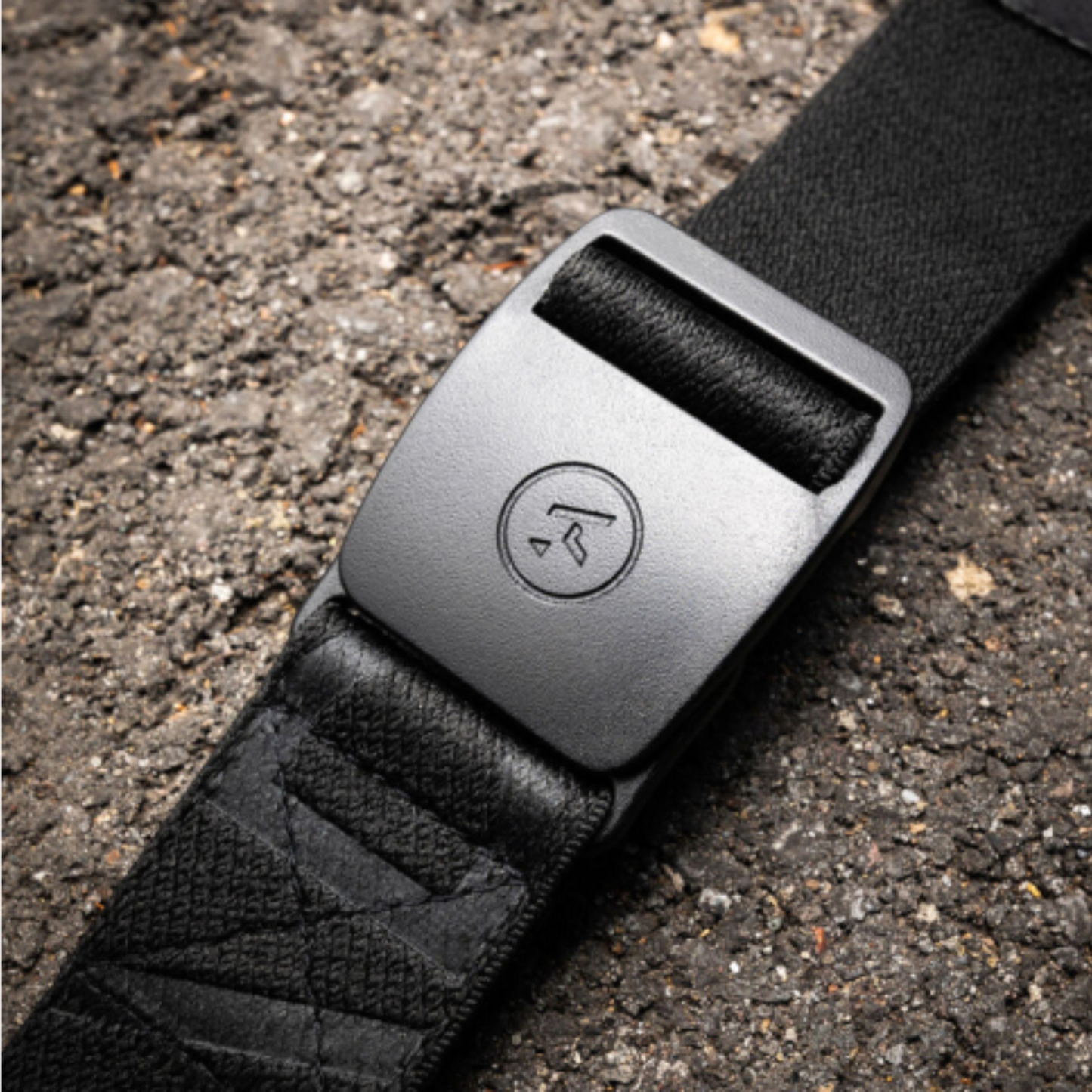 Arcade Mens Black Stamp Webbed Belt - Black - OS