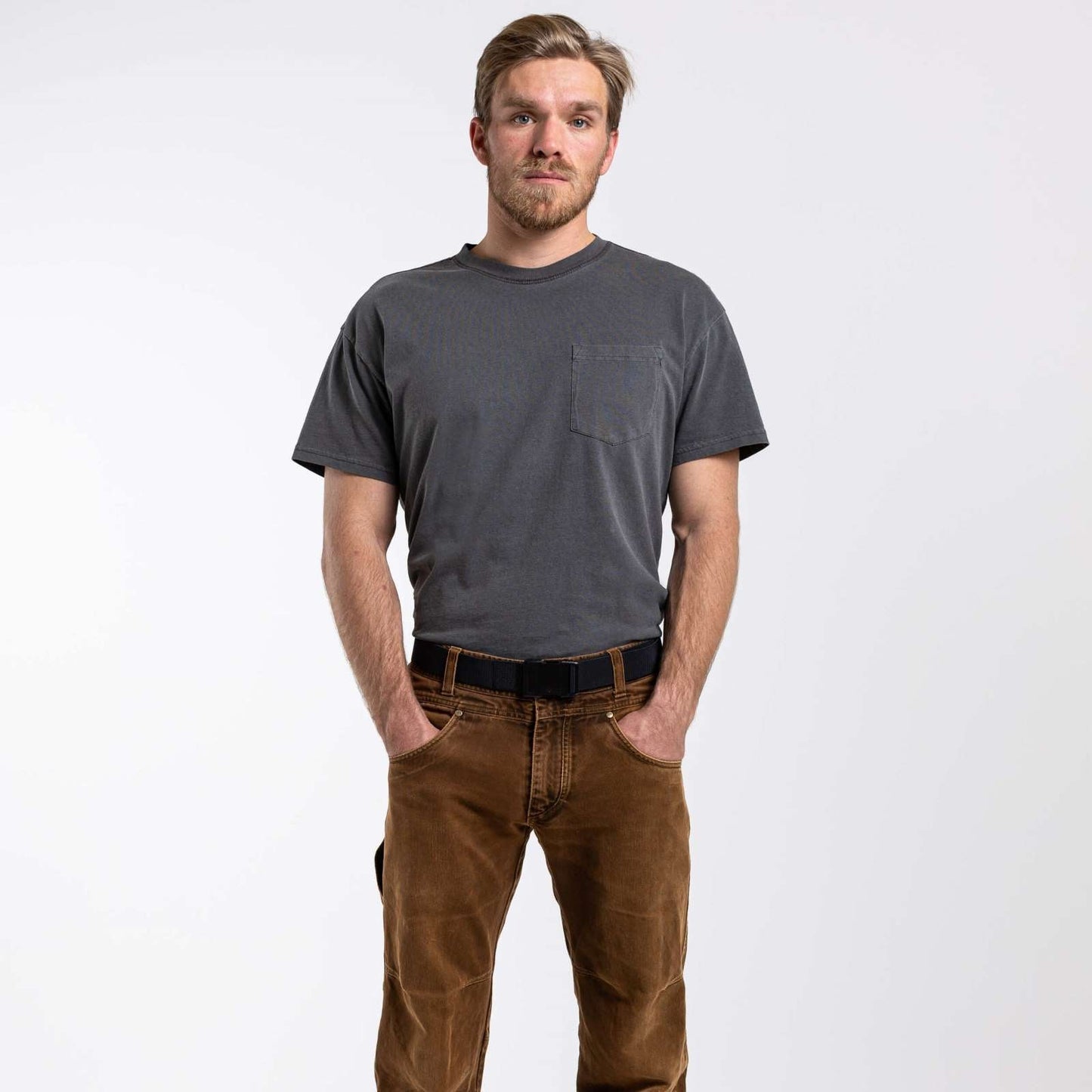 Arcade Mens Hardware Belt - Iron - L/XL