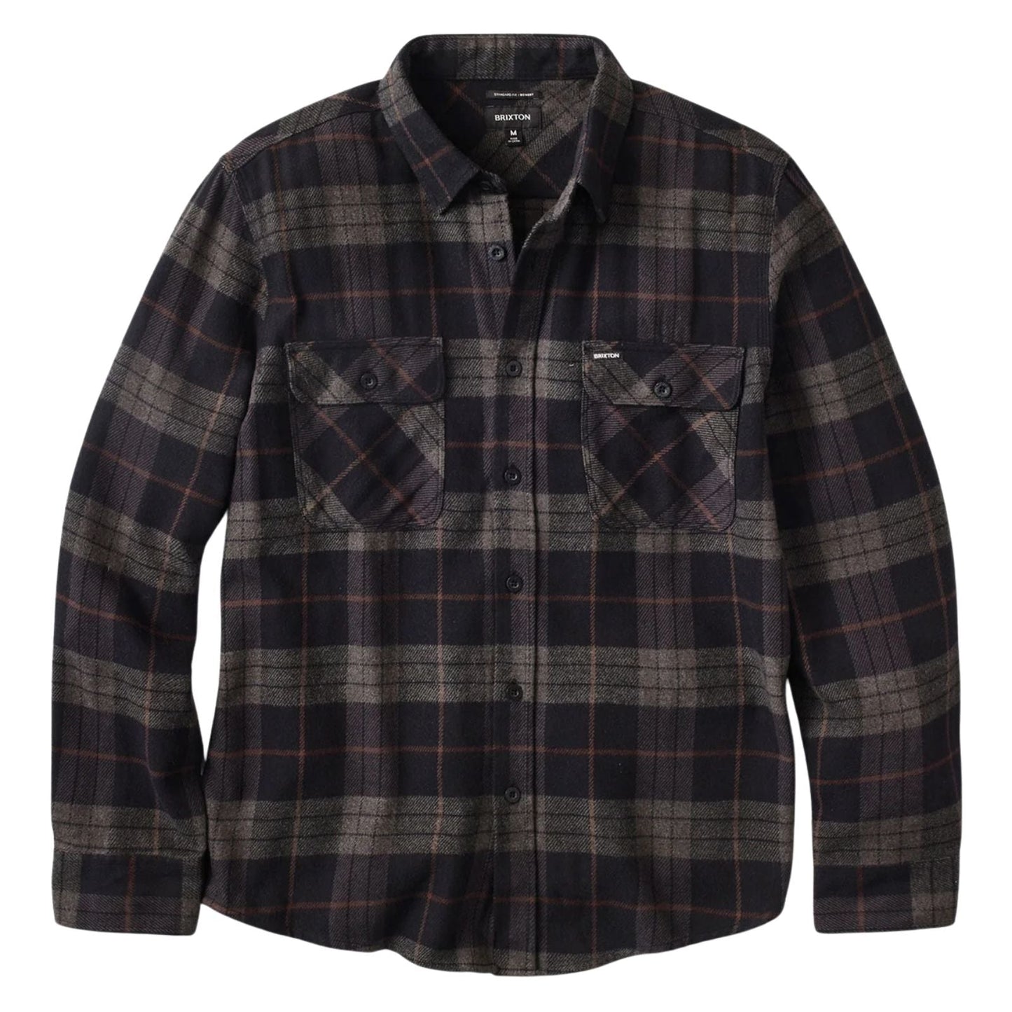 Brixton Mens Bowery Flannel Shacket