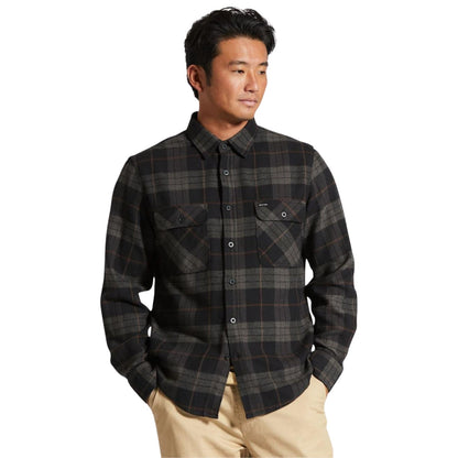 Brixton Mens Bowery Flannel Shacket