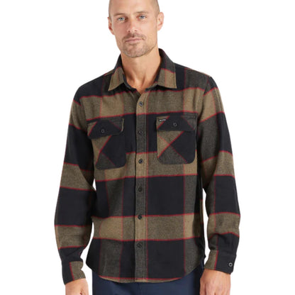 Brixton Mens Bowery Flannel Shacket