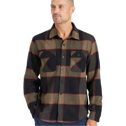 Brixton Mens Bowery Flannel Shacket