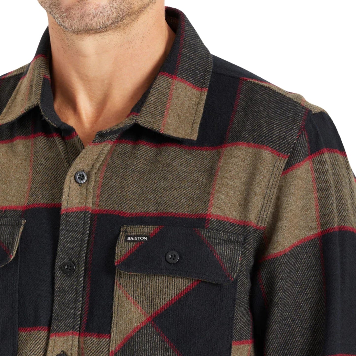 Brixton Mens Bowery Flannel Shacket