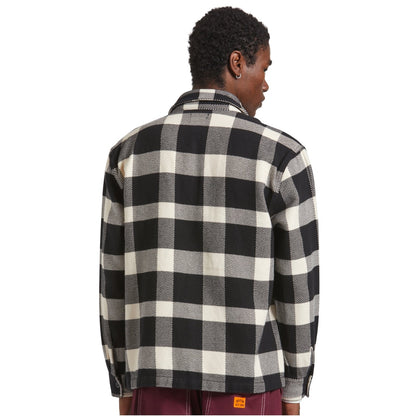 Brixton Mens Union Full Zip Flannel Bomber Jacket