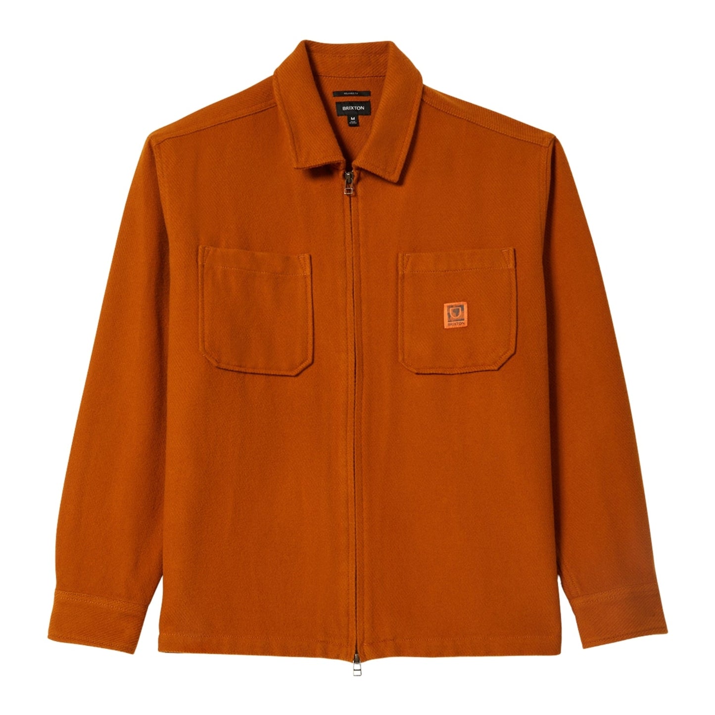 Brixton Mens Union Full Zip Flannel Bomber Jacket