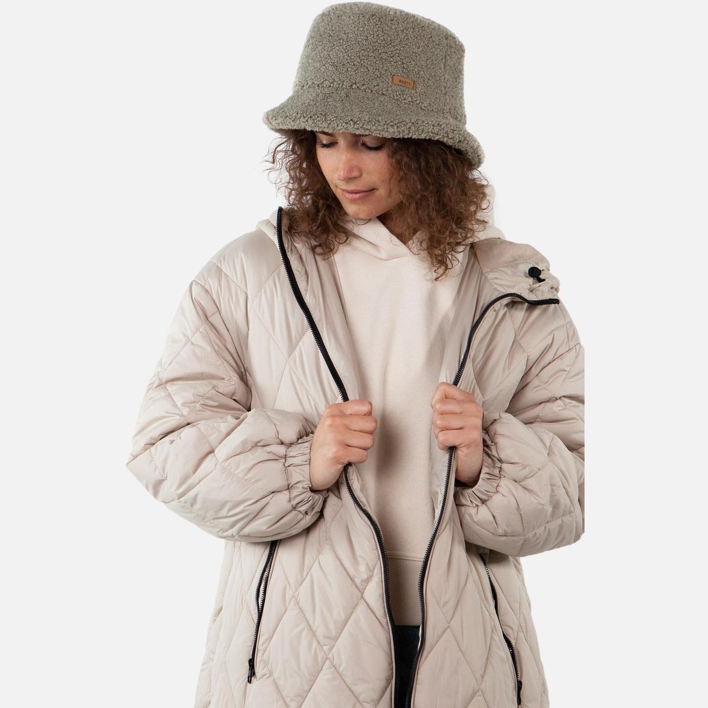 Barts Womens Teddybuck Borg Fleece Fluffy Bucket Hat