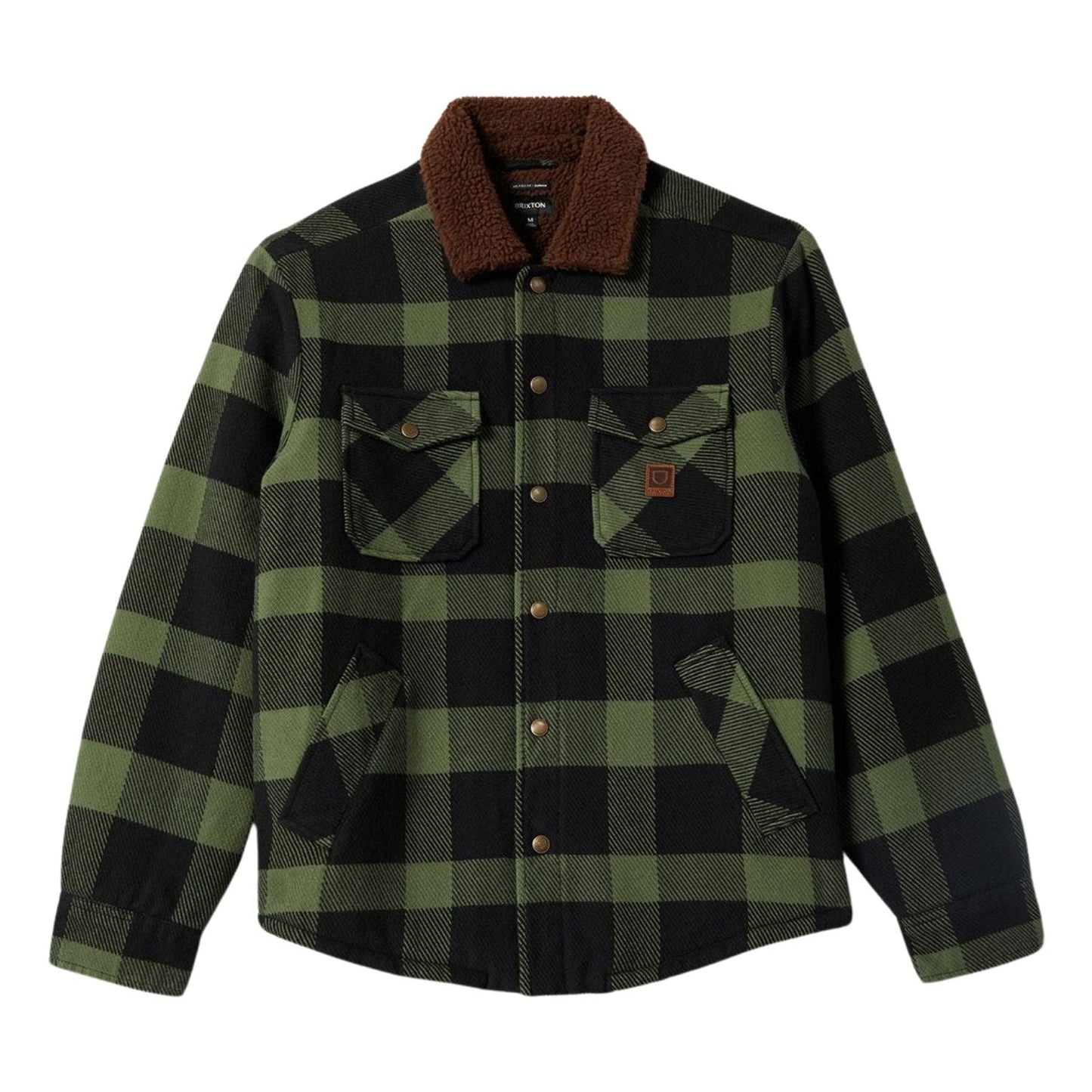 Brixton Mens Durham Sherpa Lined Bomber Jacket