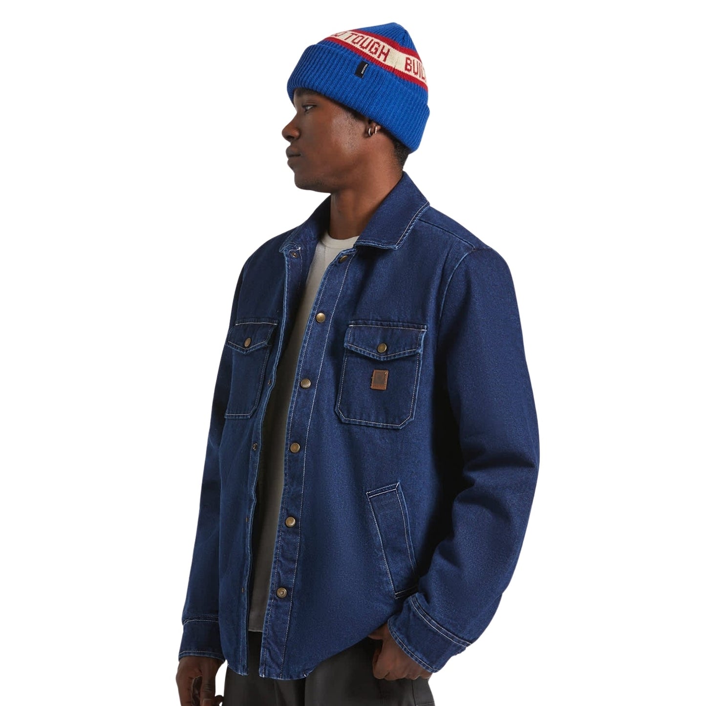 Brixton Mens Durham Sherpa Lined Bomber Jacket