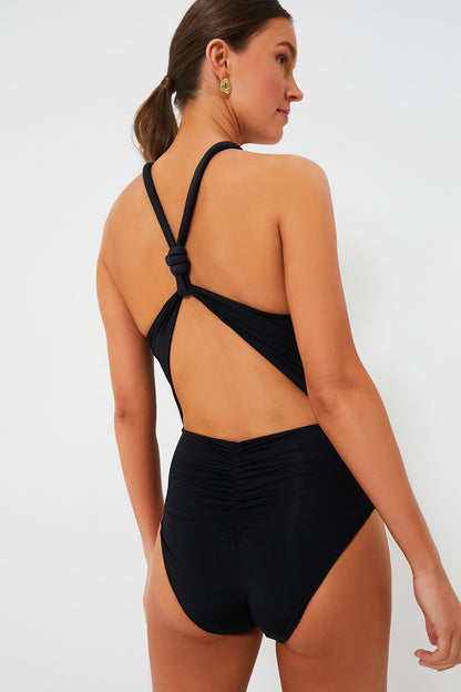 Black Tandem One Piece
