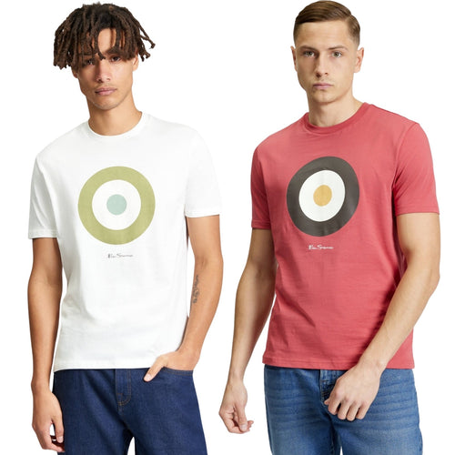 Ben Sherman Mens Signature Target Short Sleeve T-Shirt