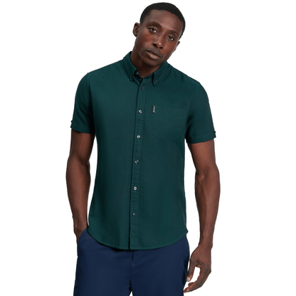 Ben Sherman Mens Signature Oxford Short Sleeve Shirt
