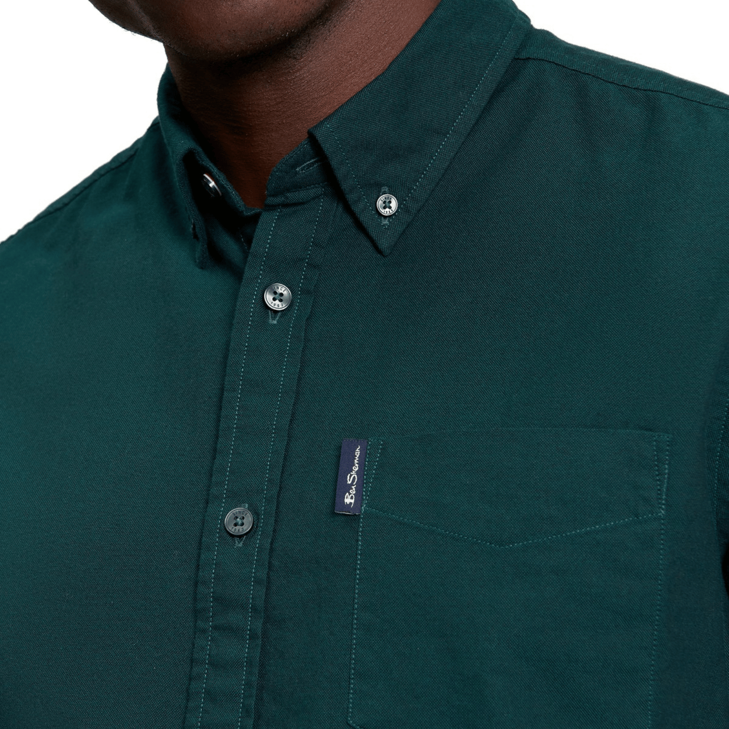 Ben Sherman Mens Signature Oxford Short Sleeve Shirt