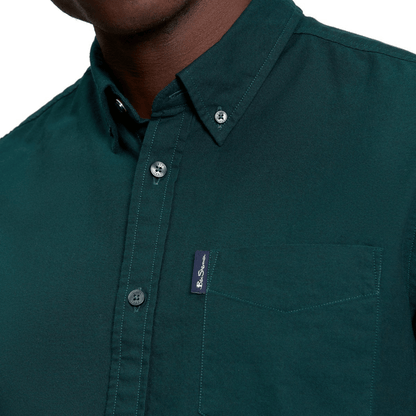Ben Sherman Mens Signature Oxford Short Sleeve Shirt