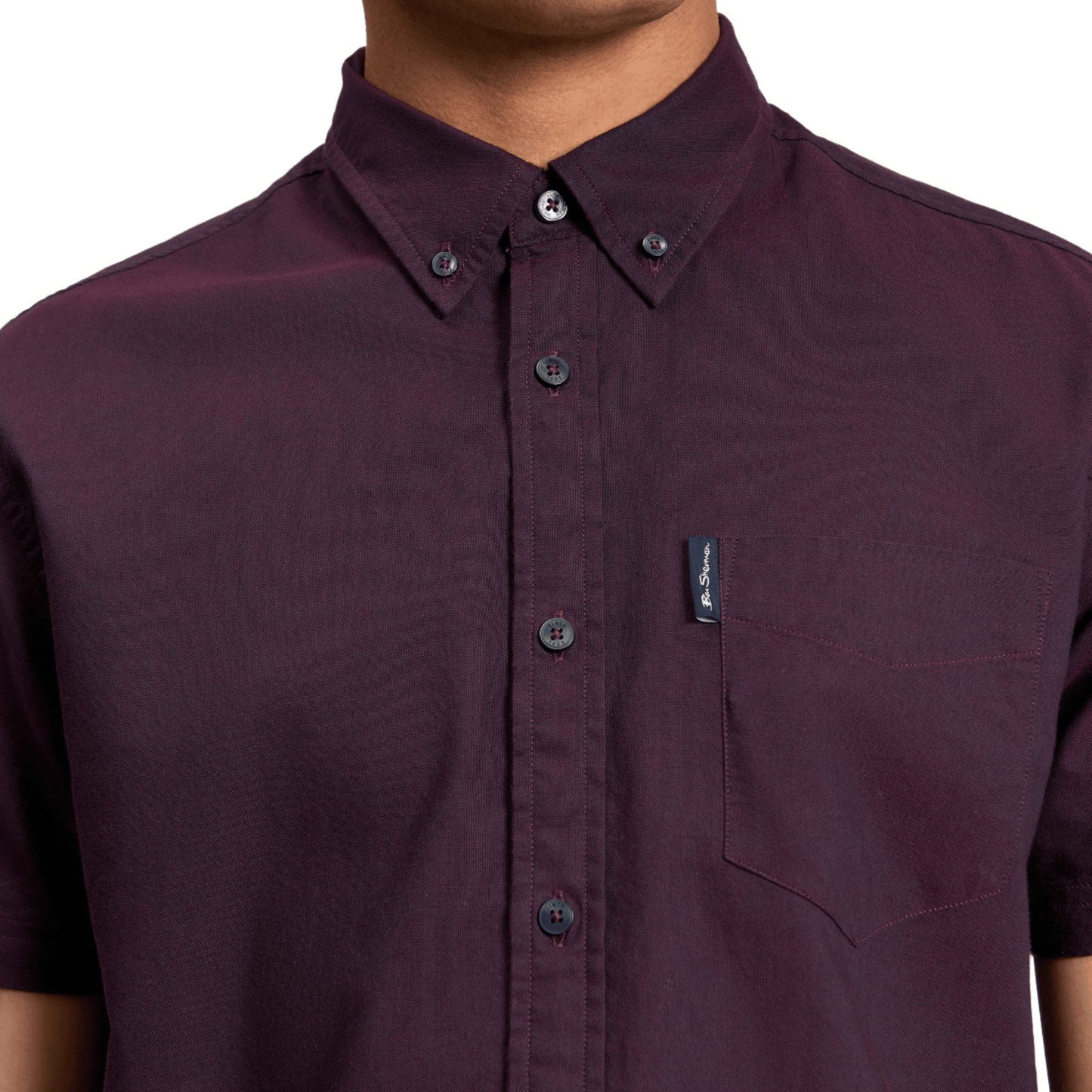Ben Sherman Mens Signature Oxford Short Sleeve Shirt