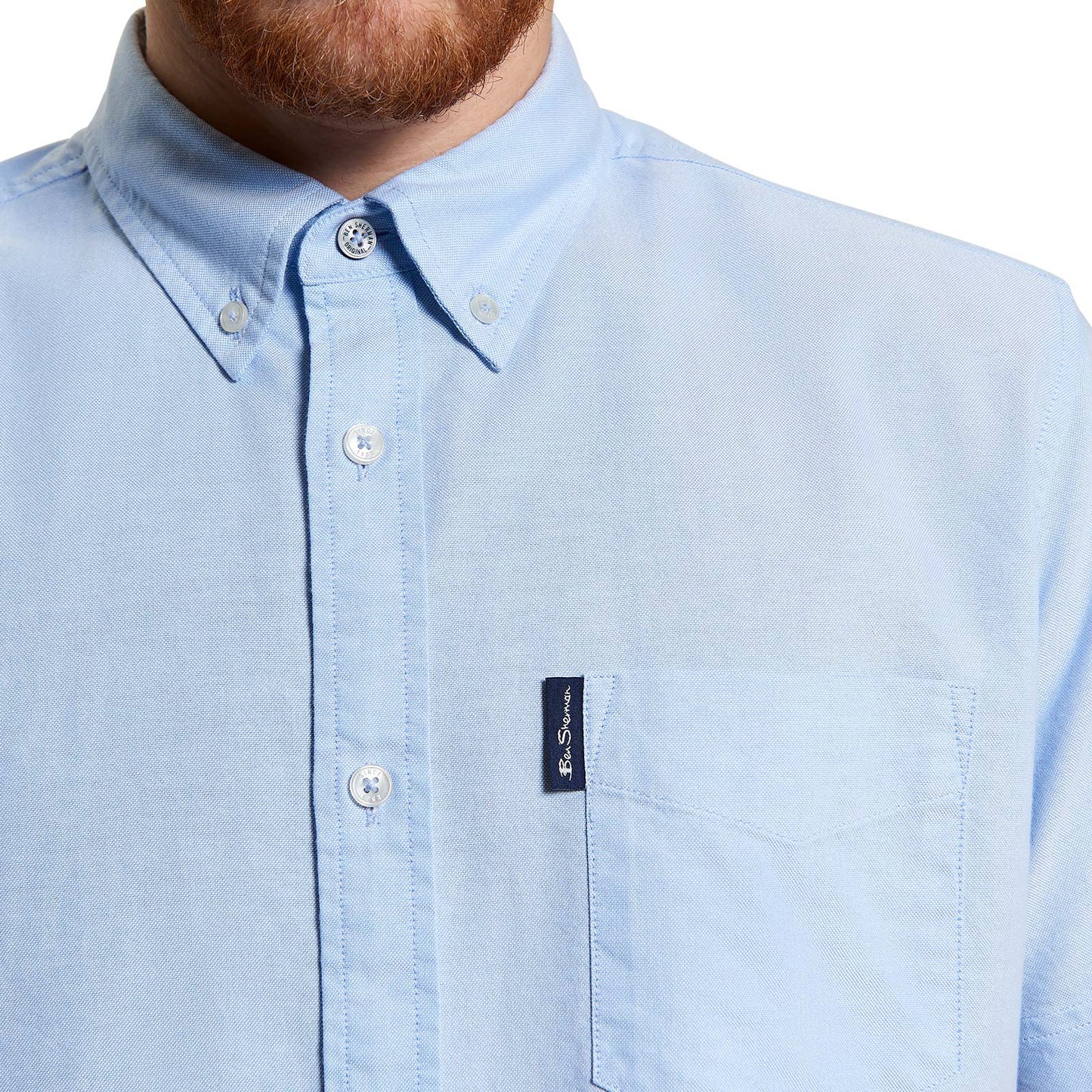 Ben Sherman Mens Signature Oxford Short Sleeve Shirt