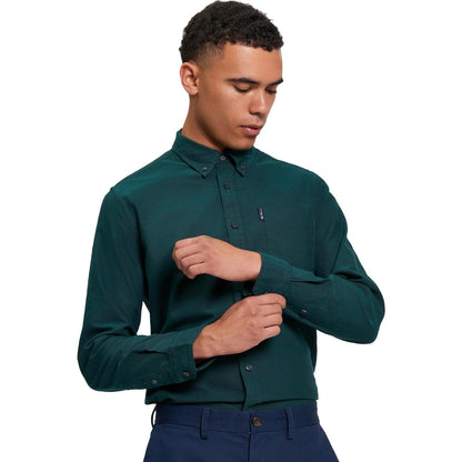 Ben Sherman Mens Signature Oxford Long Sleeve Shirt