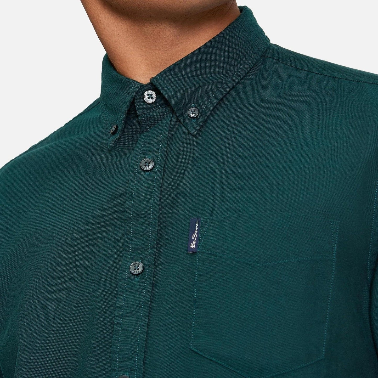 Ben Sherman Mens Signature Oxford Long Sleeve Shirt
