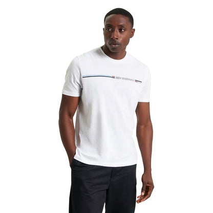 Ben Sherman Mens Core Stripe Tee Short Sleeve T-Shirt