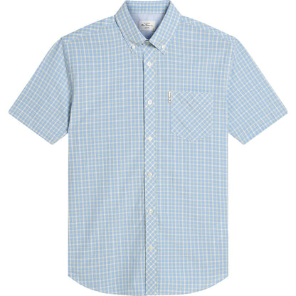Ben Sherman Mens Signature House Check Short Sleeve Shirt