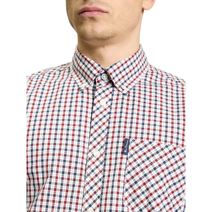 Ben Sherman Mens Signature House Check Short Sleeve Shirt