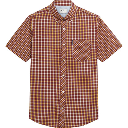 Ben Sherman Mens Signature House Check Short Sleeve Shirt