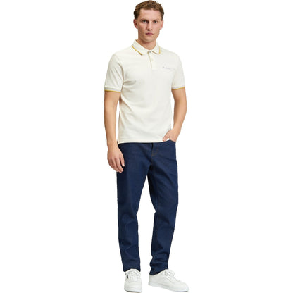 Ben Sherman Mens Signature Pique Short Sleeve Polo Shirt