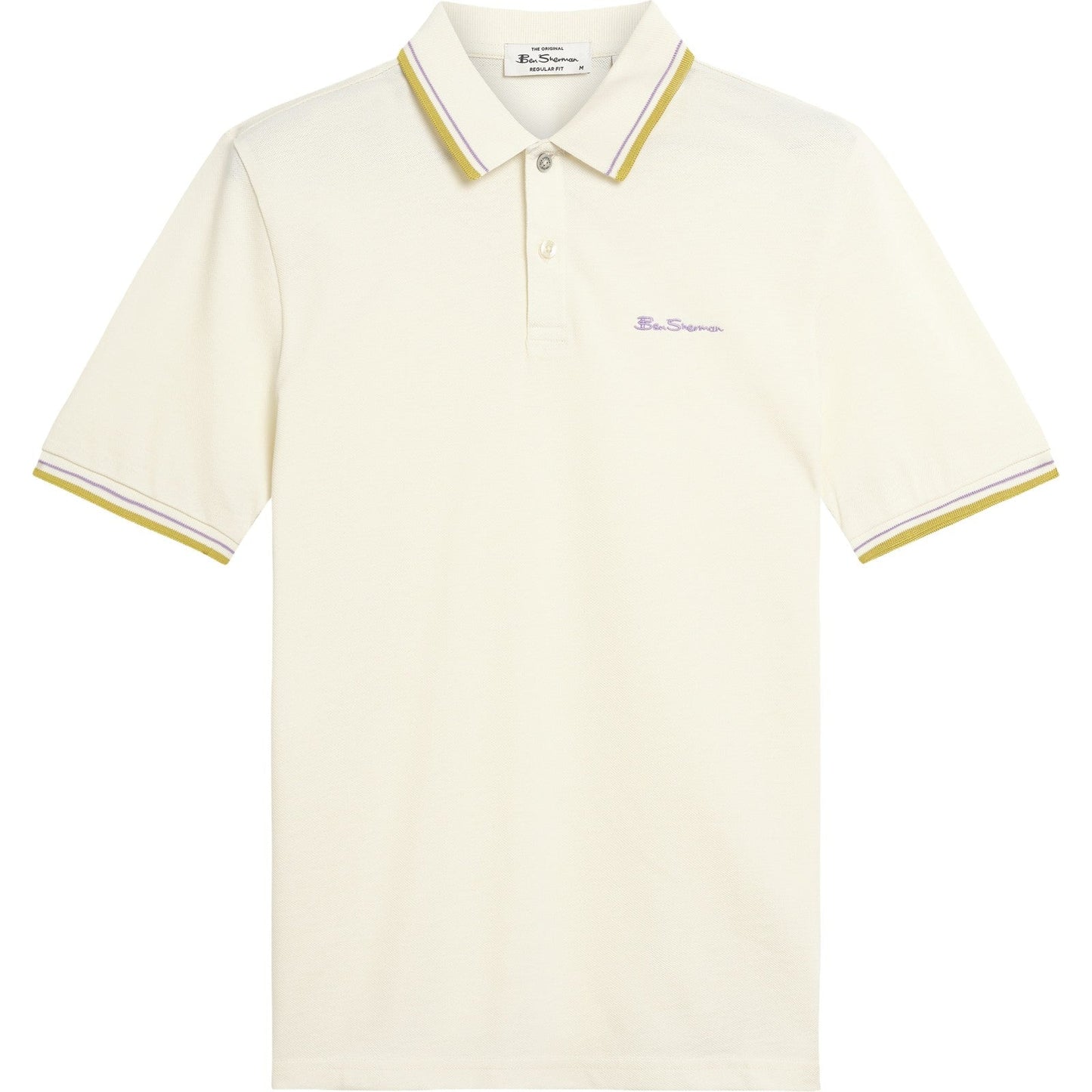 Ben Sherman Mens Signature Pique Short Sleeve Polo Shirt