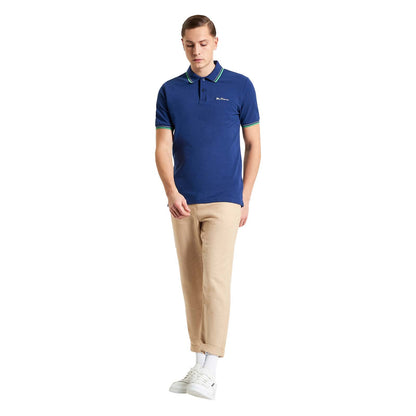 Ben Sherman Mens Signature Pique Short Sleeve Polo Shirt
