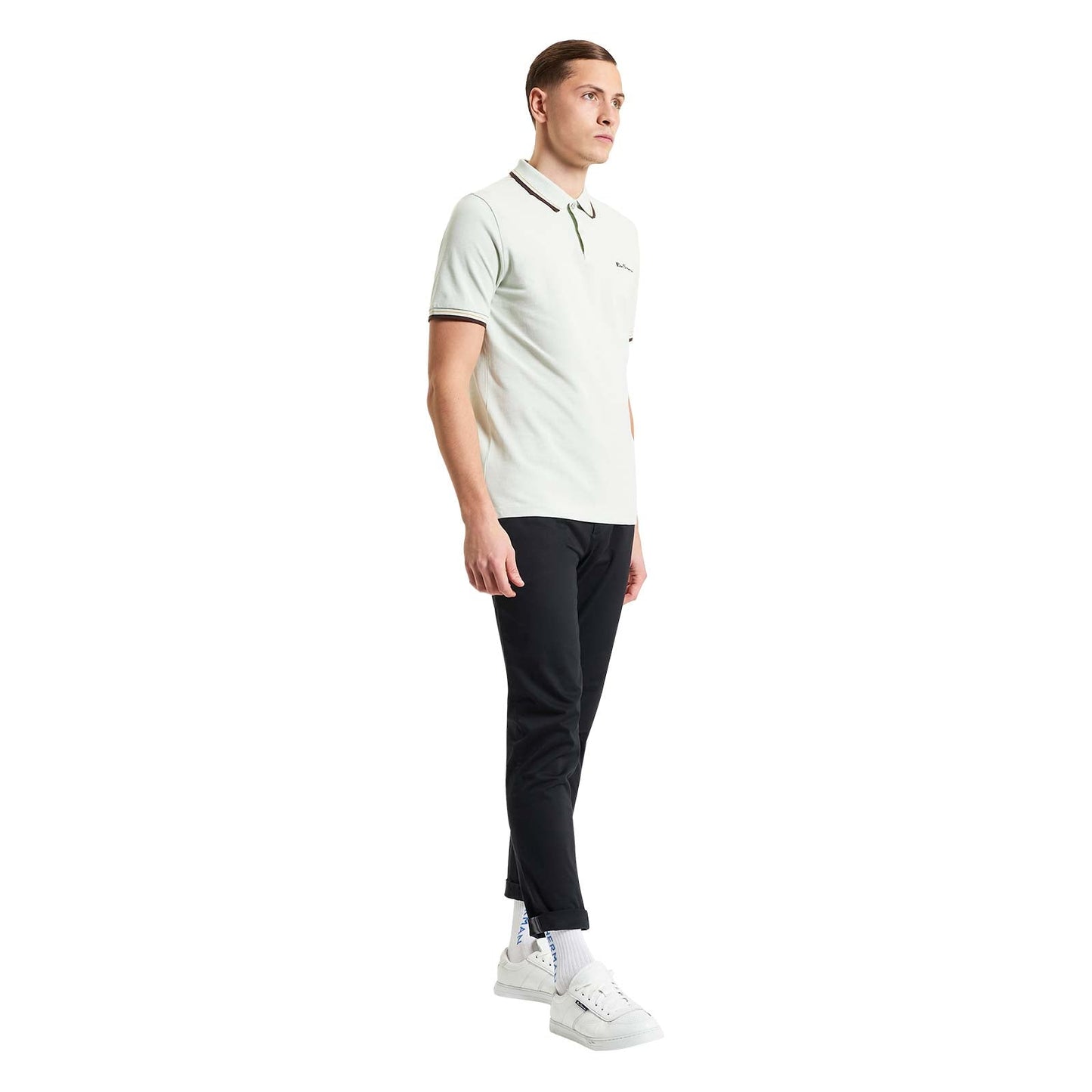 Ben Sherman Mens Signature Pique Big & Tall Short Sleeve Polo Shirt