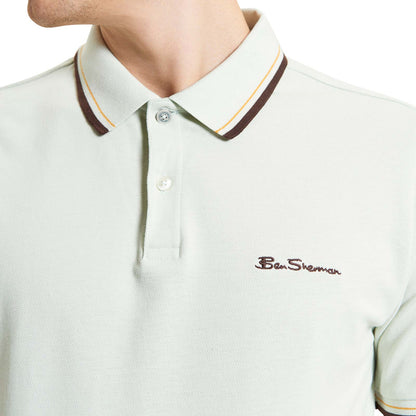 Ben Sherman Mens Signature Pique Big & Tall Short Sleeve Polo Shirt