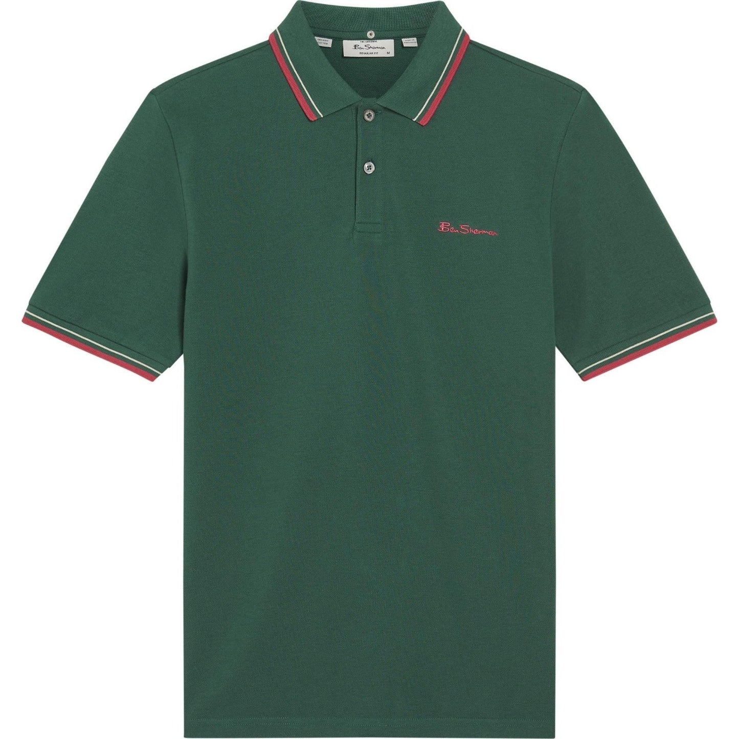 Ben Sherman Mens Signature Pique Big & Tall Short Sleeve Polo Shirt