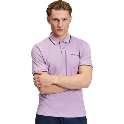 Ben Sherman Mens Signature Pique Short Sleeve Polo Shirt