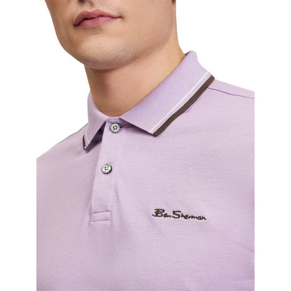 Ben Sherman Mens Signature Pique Short Sleeve Polo Shirt