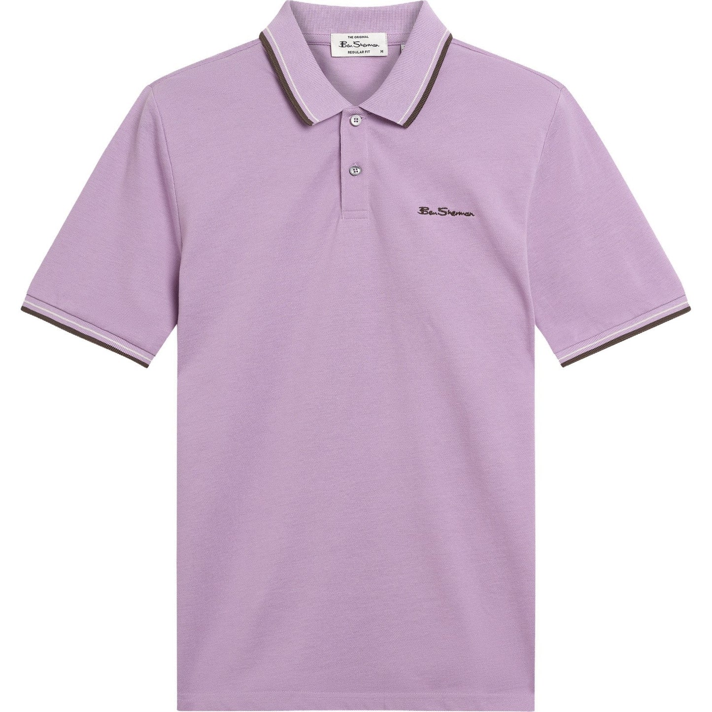 Ben Sherman Mens Signature Pique Short Sleeve Polo Shirt