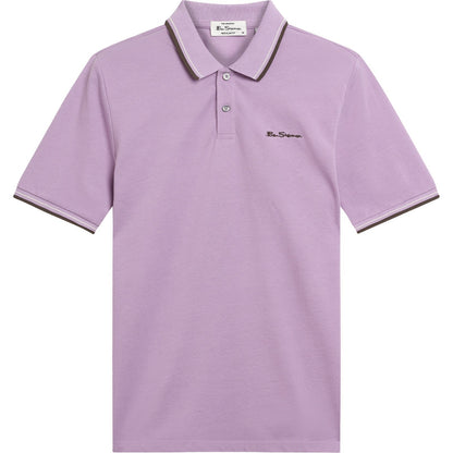 Ben Sherman Mens Signature Pique Short Sleeve Polo Shirt