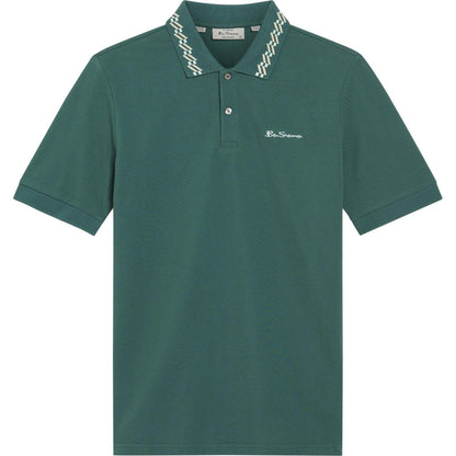 Ben Sherman Mens Collar Interest Big & Tall Short Sleeve Polo Shirt