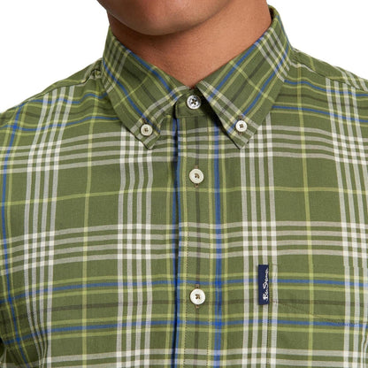 Ben Sherman Mens Multi Check Long Sleeve Shirt