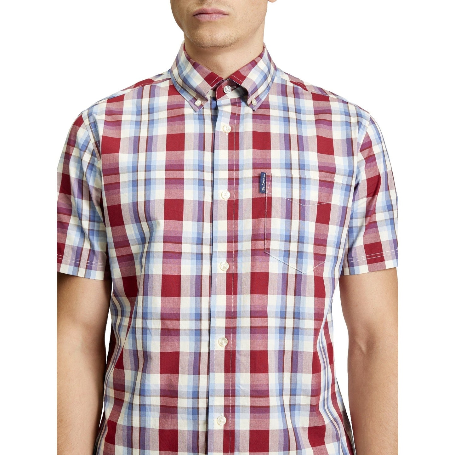 Ben Sherman Mens Classic Check Short Sleeve Shirt