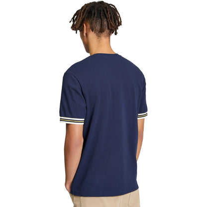 Ben Sherman Mens Pique Tipped Short Sleeve T-Shirt