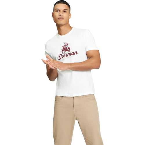 Ben Sherman Mens Race Day Tee Graphic Short Sleeve T-Shirt
