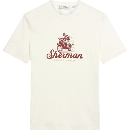 Ben Sherman Mens Race Day Tee Graphic Short Sleeve T-Shirt